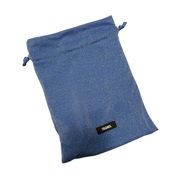 TRIANGL Blue Sparkly Underwire Bikini with Bag - Picture 7 of 7